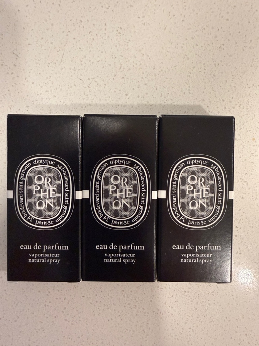 DIPTYQUE |  Black Orphéon Eau de Parfum Set of Three
